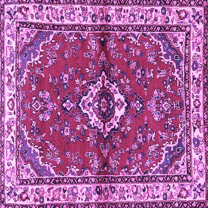 Square Persian Purple Traditional Rug, tr3934pur