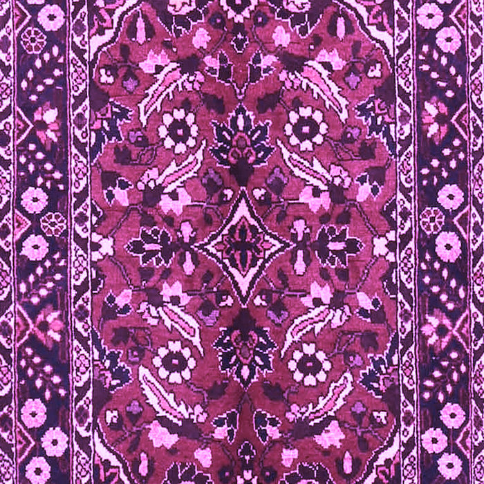 Machine Washable Persian Purple Traditional Area Rugs, wshtr3935pur