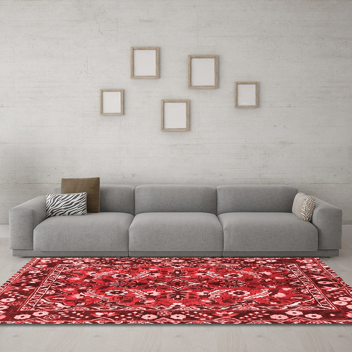 Traditional Red Washable Rugs