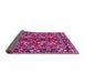 Sideview of Persian Pink Traditional Rug, tr3935pnk