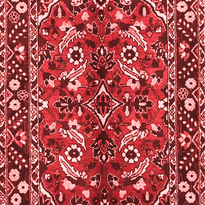 Machine Washable Persian Red Traditional Rug, wshtr3935red