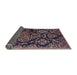 Sideview of Traditional Purple Lily Purple Persian Rug, tr3936