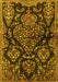 Persian Yellow Traditional Rug, tr3936yw