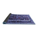 Sideview of Medallion Blue Traditional Rug, tr3937blu