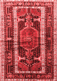 Medallion Red Traditional Rug, tr3937red