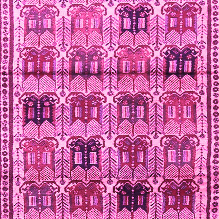 Machine Washable Persian Pink Traditional Rug, wshtr3938pnk