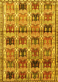 Persian Yellow Traditional Rug, tr3938yw