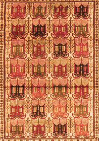 Persian Orange Traditional Rug, tr3938org