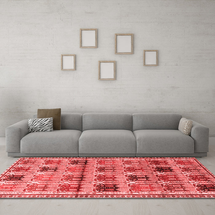 Traditional Red Washable Rugs