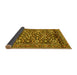 Sideview of Persian Yellow Traditional Rug, tr3939yw