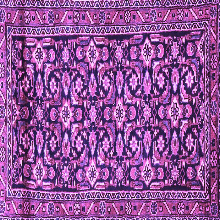 Square Persian Purple Traditional Rug, tr3939pur