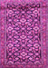 Machine Washable Persian Pink Traditional Rug, wshtr3939pnk