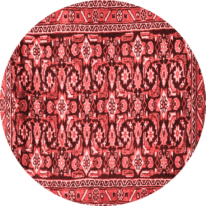 Machine Washable Persian Red Traditional Rug, wshtr3939red