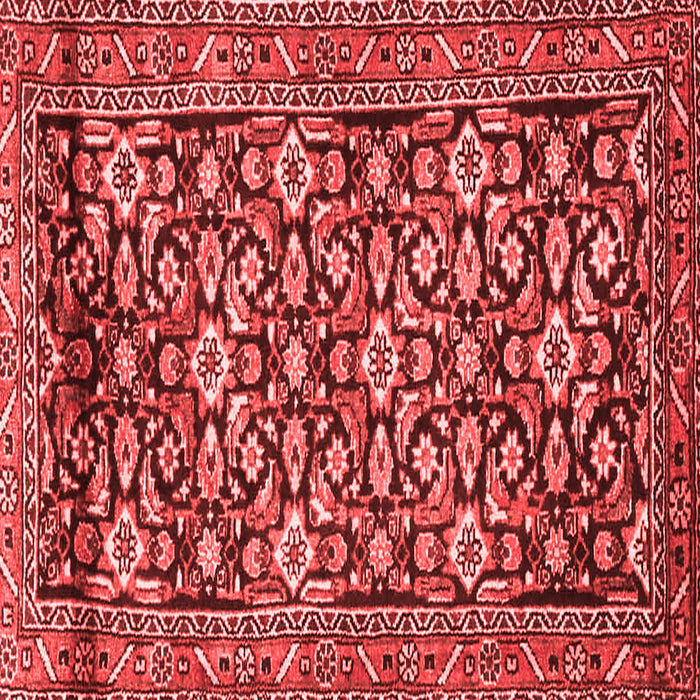 Machine Washable Persian Red Traditional Rug, wshtr3939red