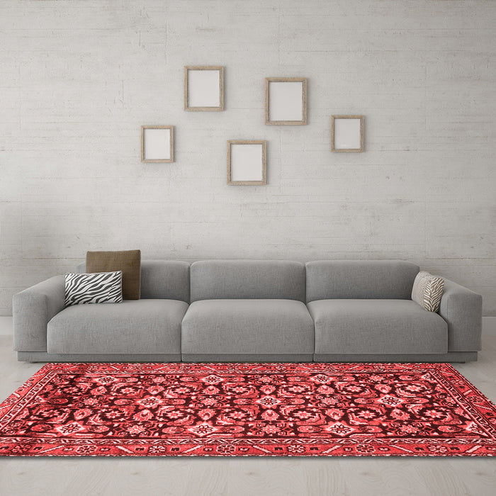 Traditional Red Washable Rugs