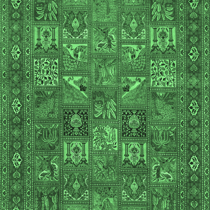Persian Emerald Green Traditional Rug, tr393emgrn