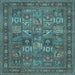 Square Persian Light Blue Traditional Rug, tr393lblu