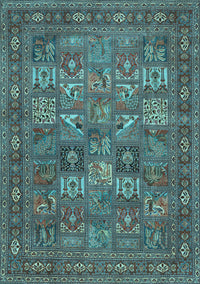 Persian Light Blue Traditional Rug, tr393lblu