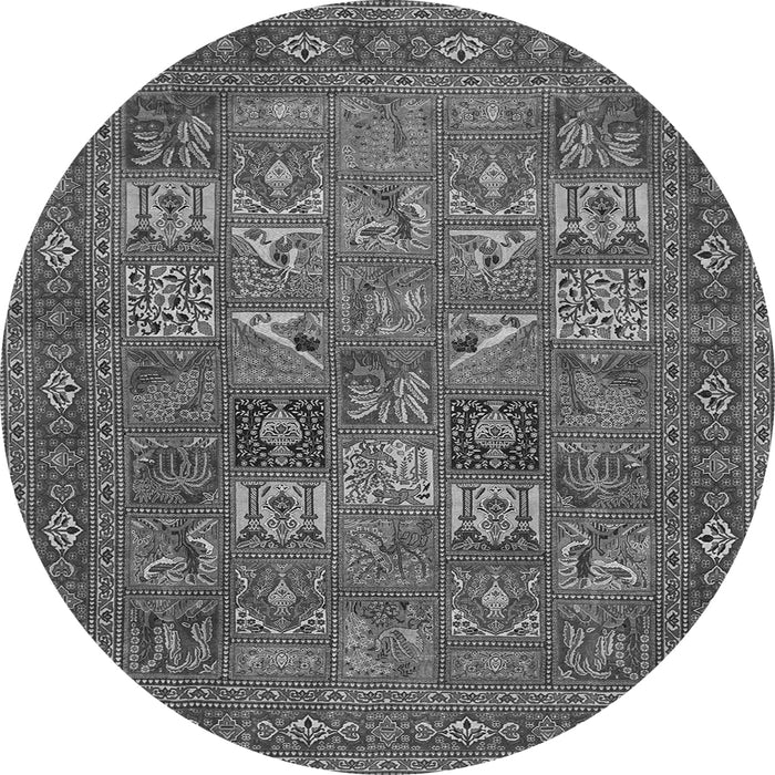 Square Persian Gray Traditional Rug, tr393gry