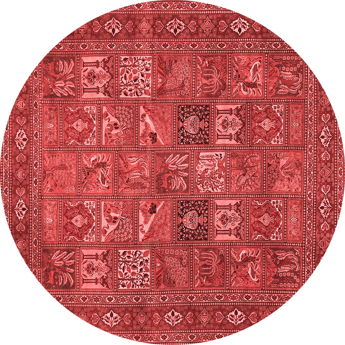 Machine Washable Persian Red Traditional Rug, wshtr393red