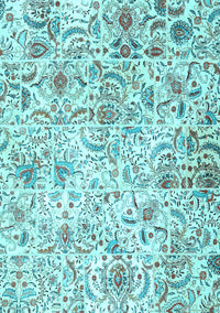 Persian Light Blue Traditional Rug, tr3940lblu