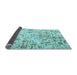 Sideview of Persian Light Blue Traditional Rug, tr3940lblu