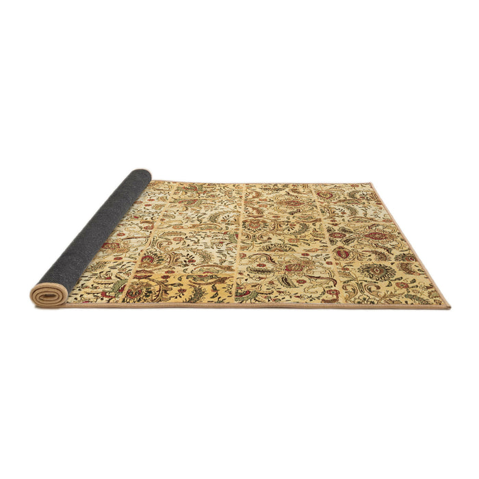 Sideview of Persian Brown Traditional Rug, tr3940brn