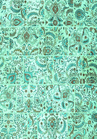 Persian Turquoise Traditional Rug, tr3940turq