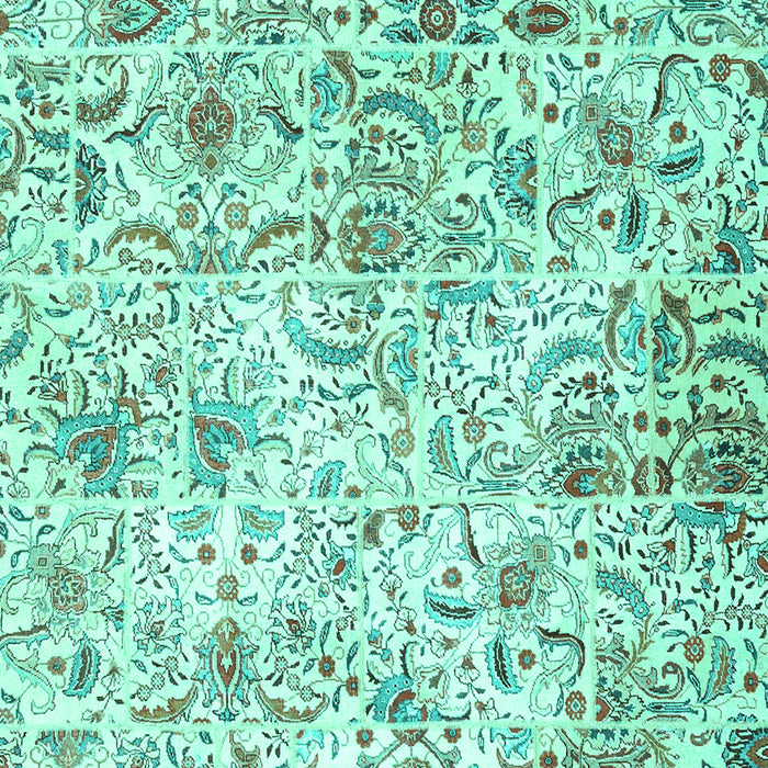 Persian Turquoise Traditional Rug, tr3940turq