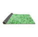 Sideview of Persian Emerald Green Traditional Rug, tr3940emgrn