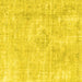 Square Persian Yellow Traditional Rug, tr3941yw