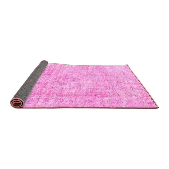 Sideview of Persian Pink Traditional Rug, tr3941pnk
