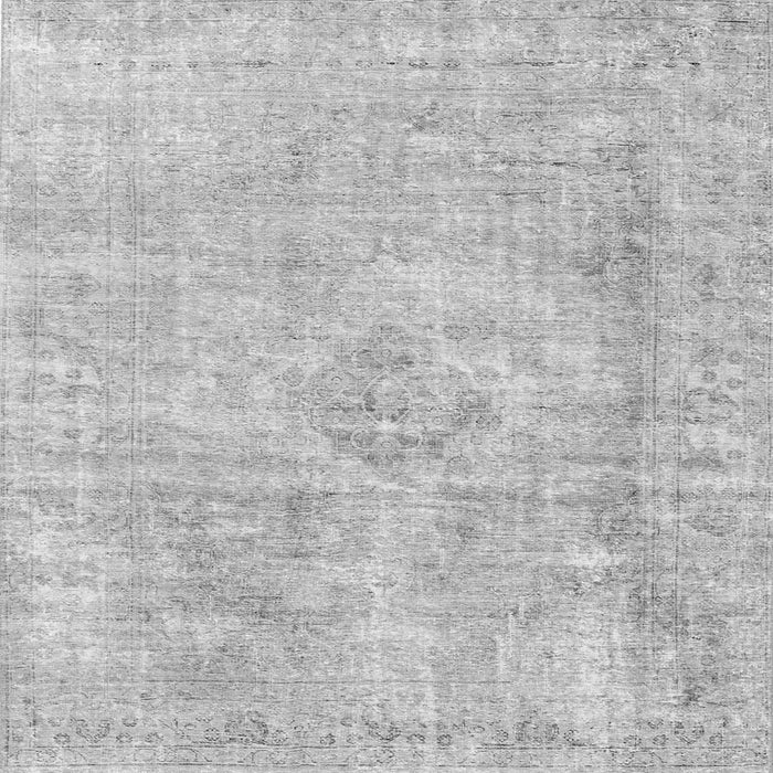 Serging Thickness of Persian Gray Traditional Rug, tr3941gry