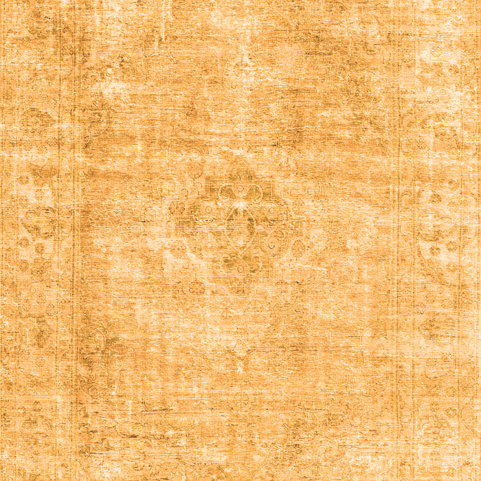 Serging Thickness of Machine Washable Persian Orange Traditional Area Rugs, wshtr3941org