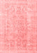 Persian Red Traditional Area Rugs