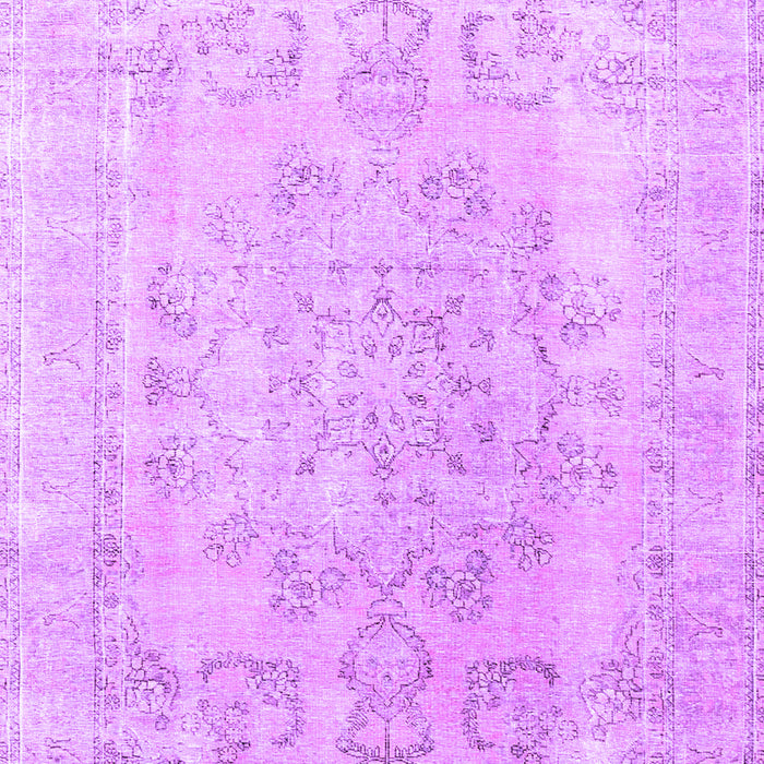 Machine Washable Persian Purple Traditional Area Rugs, wshtr3942pur