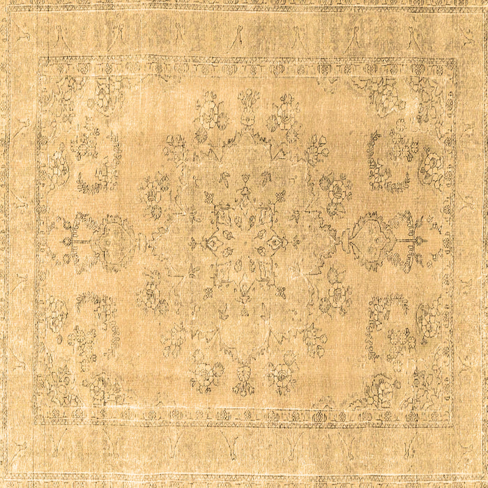 Square Machine Washable Persian Brown Traditional Rug, wshtr3942brn