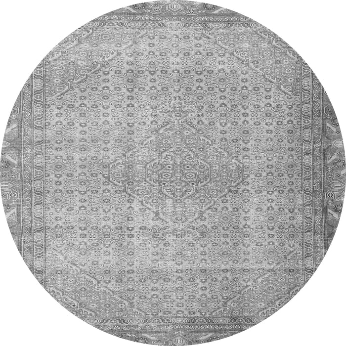 Square Persian Gray Traditional Rug, tr3943gry