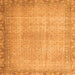 Serging Thickness of Persian Orange Traditional Rug, tr3943org