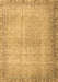 Persian Brown Traditional Rug, tr3943brn