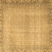 Square Persian Brown Traditional Rug, tr3943brn
