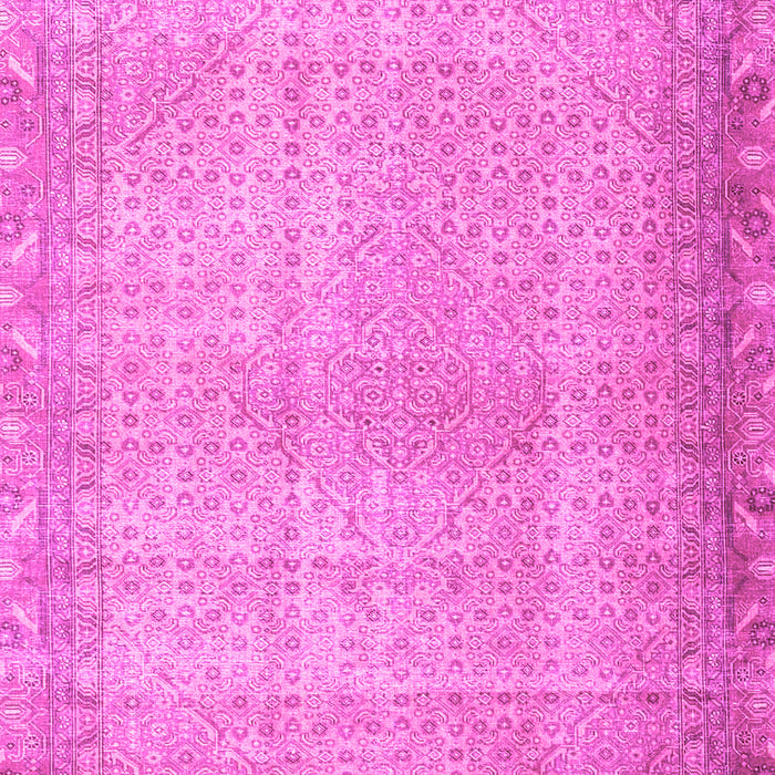 Machine Washable Persian Pink Traditional Rug, wshtr3943pnk