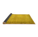 Sideview of Persian Yellow Traditional Rug, tr3943yw