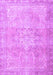 Machine Washable Persian Purple Traditional Area Rugs, wshtr3944pur