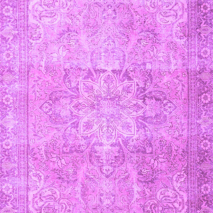 Machine Washable Persian Purple Traditional Area Rugs, wshtr3944pur