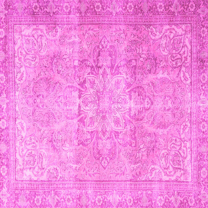 Square Persian Pink Traditional Rug, tr3944pnk