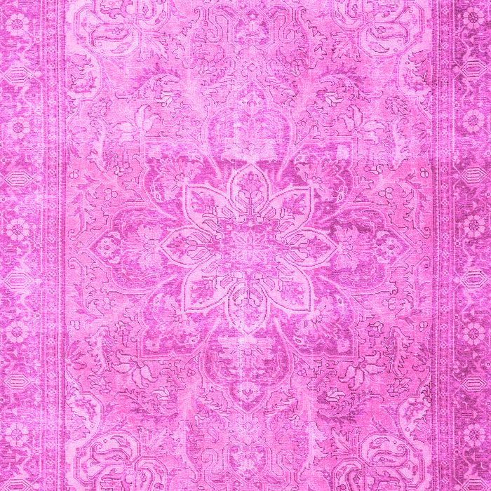 Machine Washable Persian Pink Traditional Rug, wshtr3944pnk
