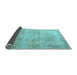 Sideview of Persian Light Blue Traditional Rug, tr3944lblu