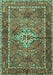 Persian Turquoise Traditional Rug, tr3945turq
