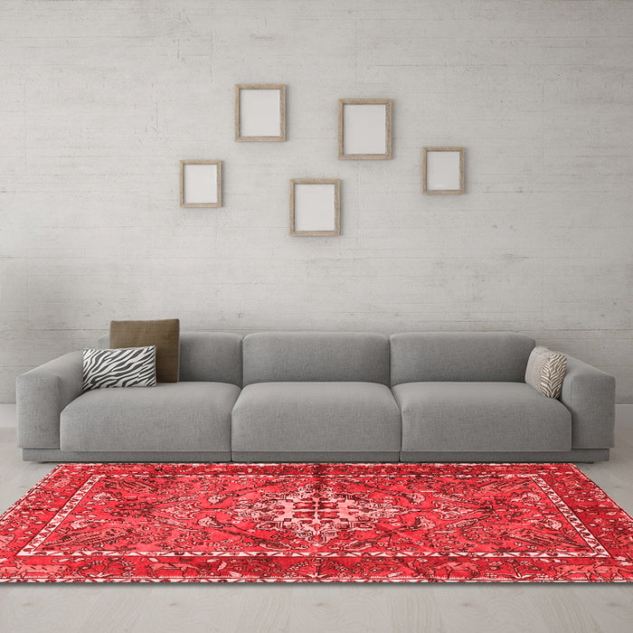 Traditional Red Washable Rugs